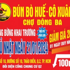 Quán Bún Bò Huế Cô Xuân Chợ Đông Ba Ở Thảo Điền Quận 2