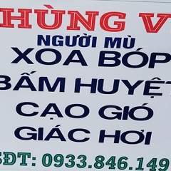 Massage Khiếm Thị Hùng Vĩ - Xoa Bóp Bấm Huyệt Trị Liệu Uy Tín Tại Thủ Đức