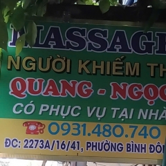 Massage Khiếm Thị Quang Ngọc Quận 8 - Cơ Sở Massage Khiếm Thị Ở Quận 8 