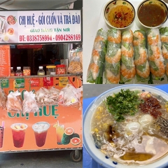 Quán Gỏi Cuốn Và Trà Đào Chị Huệ