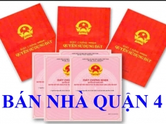 Bán Nhà Bến Vân Đồn Quận 4 